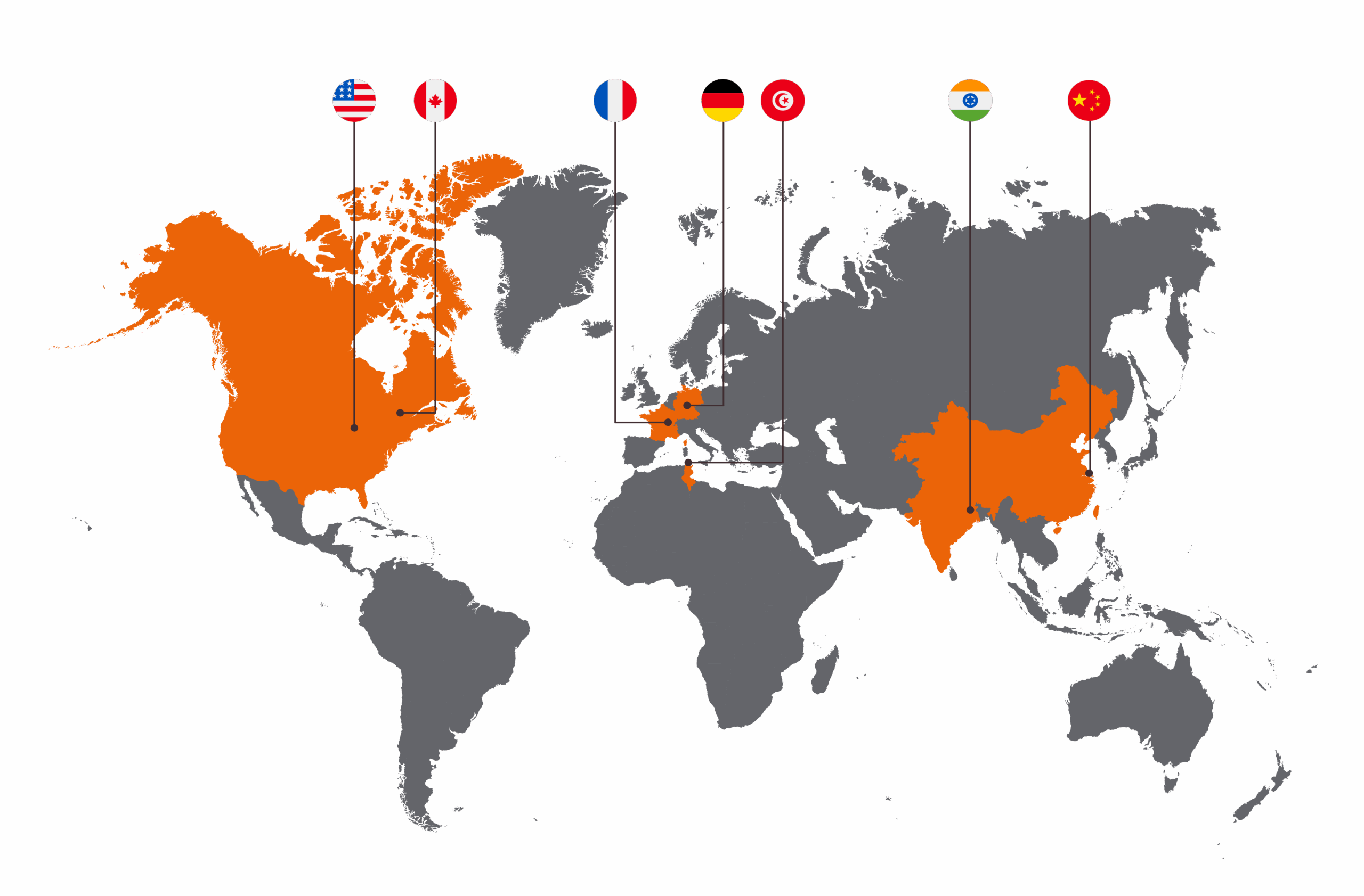 Carte du monde - BASSETTI